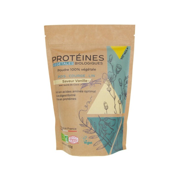 PROTÉINES VEGETALES VANILLE 454GR